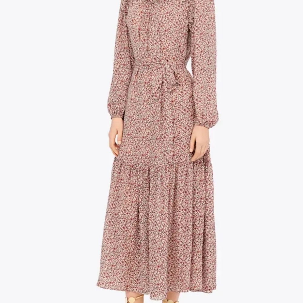 Tory Burch Silk Georgette Maxi Dress